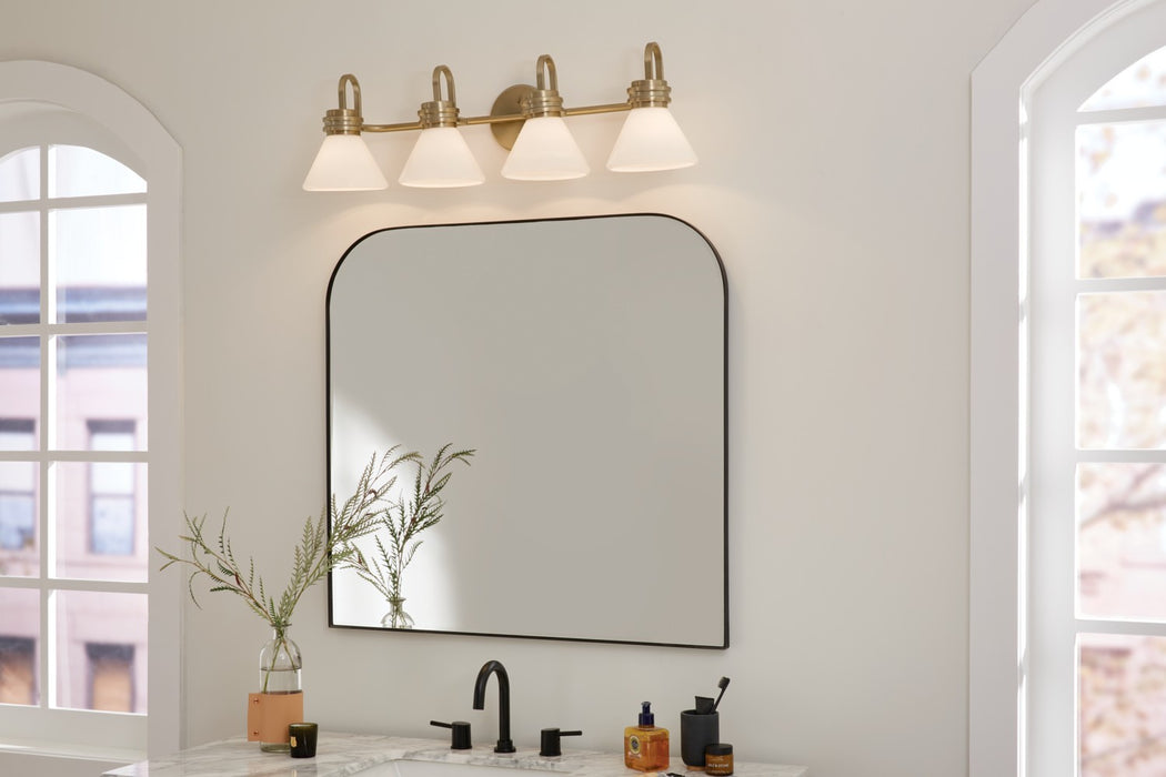 Myhouse Lighting Kichler - 55156CPZ - Four Light Bath - Farum - Champagne Bronze