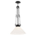 Myhouse Lighting Kichler - 52581BK - One Light Pendant - Albers - Black