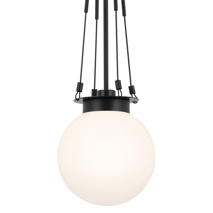 Myhouse Lighting Kichler - 52582BK - One Light Pendant - Albers - Black