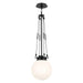 Myhouse Lighting Kichler - 52582BK - One Light Pendant - Albers - Black