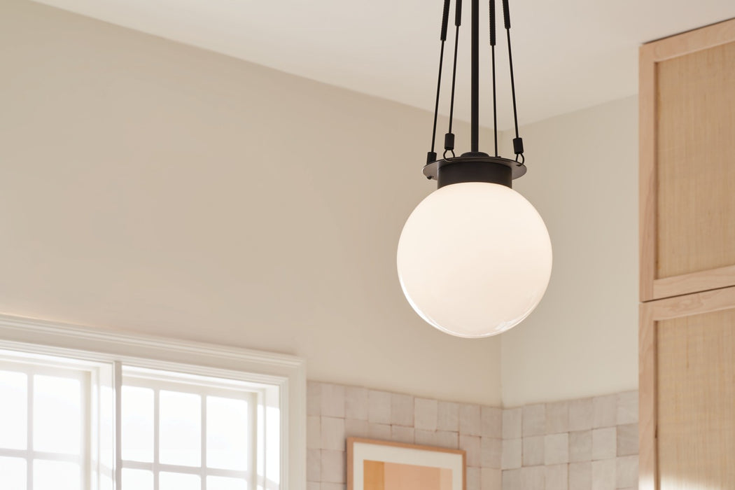 Myhouse Lighting Kichler - 52582BK - One Light Pendant - Albers - Black