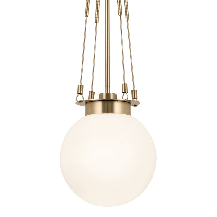 Myhouse Lighting Kichler - 52582CPZ - One Light Pendant - Albers - Champagne Bronze