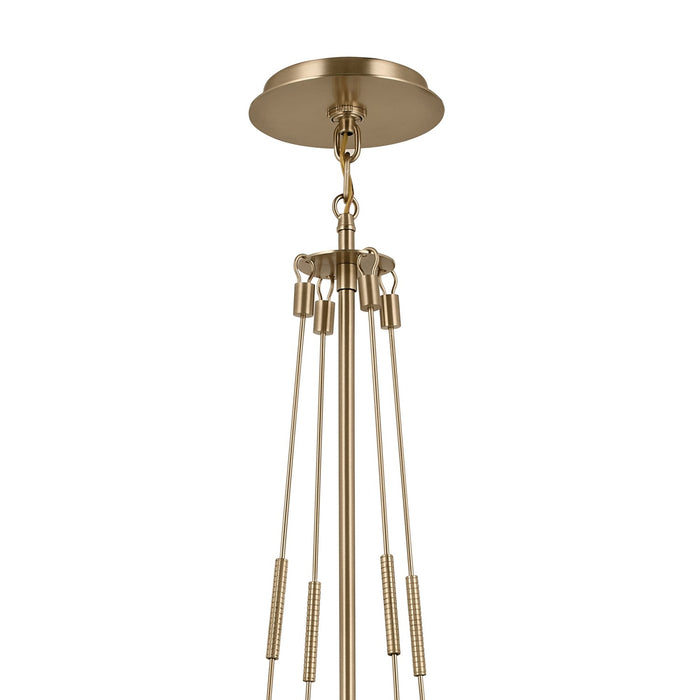 Myhouse Lighting Kichler - 52582CPZ - One Light Pendant - Albers - Champagne Bronze