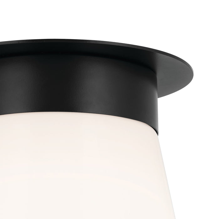 Myhouse Lighting Kichler - 52585BK - One Light Flush Mount - Albers - Black