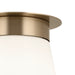 Myhouse Lighting Kichler - 52585CPZ - One Light Flush Mount - Albers - Champagne Bronze