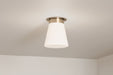 Myhouse Lighting Kichler - 52585CPZ - One Light Flush Mount - Albers - Champagne Bronze