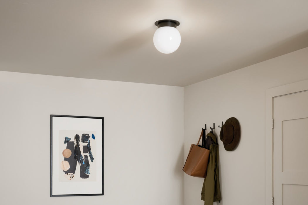 Myhouse Lighting Kichler - 52586BK - One Light Flush Mount - Albers - Black