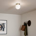 Myhouse Lighting Kichler - 52586CPZ - One Light Flush Mount - Albers - Champagne Bronze