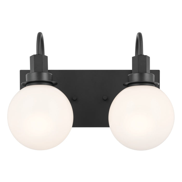 Myhouse Lighting Kichler - 55150BK - Two Light Bath - Hex - Black