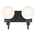 Myhouse Lighting Kichler - 55150BK - Two Light Bath - Hex - Black