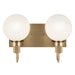 Myhouse Lighting Kichler - 55150CPZ - Two Light Bath - Hex - Champagne Bronze