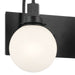 Myhouse Lighting Kichler - 55151BK - Three Light Bath - Hex - Black