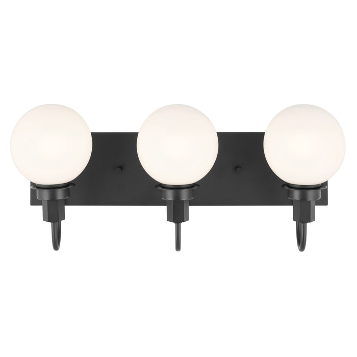 Myhouse Lighting Kichler - 55151BK - Three Light Bath - Hex - Black