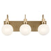 Myhouse Lighting Kichler - 55151CPZ - Three Light Bath - Hex - Champagne Bronze