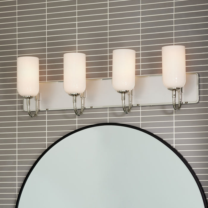 Myhouse Lighting Kichler - 55164PN - Four Light Bath - Solia - Polished Nickel