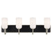 Myhouse Lighting Kichler - 55164NI - Four Light Bath - Solia - Brushed Nickel