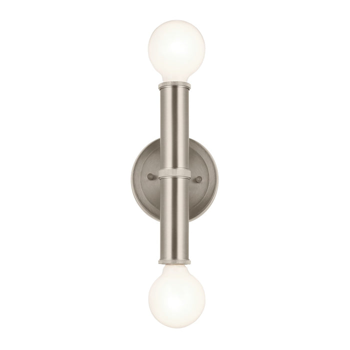 Myhouse Lighting Kichler - 55159NI - Two Light Wall Sconce - Torche - Brushed Nickel