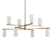 Myhouse Lighting Kichler - 52532CPZWH - LED Chandelier - Gala - Champagne Bronze