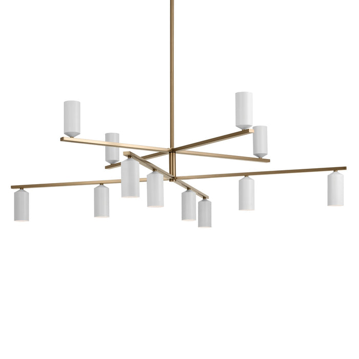 Myhouse Lighting Kichler - 52533CPZWH - LED Chandelier - Gala - Champagne Bronze