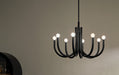 Myhouse Lighting Kichler - 52550BK - Eight Light Chandelier - Odensa - Black