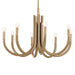 Myhouse Lighting Kichler - 52550CPZ - Eight Light Chandelier - Odensa - Champagne Bronze