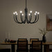 Myhouse Lighting Kichler - 52551BK - Ten Light Chandelier - Odensa - Black