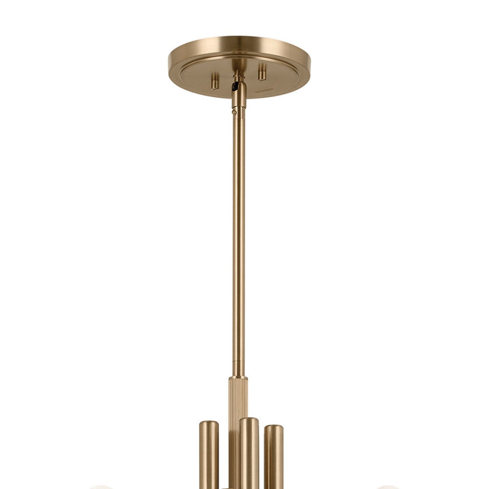 Myhouse Lighting Kichler - 52551CPZ - Ten Light Chandelier - Odensa - Champagne Bronze