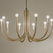 Myhouse Lighting Kichler - 52551CPZ - Ten Light Chandelier - Odensa - Champagne Bronze