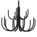 Myhouse Lighting Kichler - 52552BK - 15 Light Chandelier - Odensa - Black