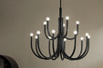 Myhouse Lighting Kichler - 52552BK - 15 Light Chandelier - Odensa - Black