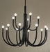 Myhouse Lighting Kichler - 52552BK - 15 Light Chandelier - Odensa - Black