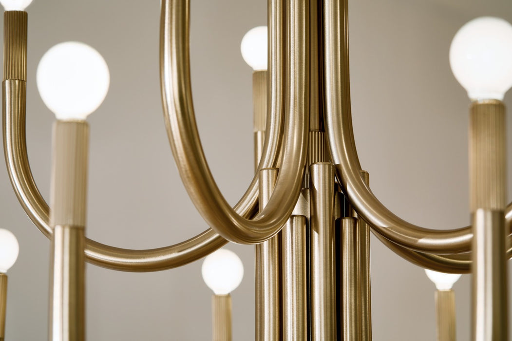 Myhouse Lighting Kichler - 52552CPZ - 15 Light Chandelier - Odensa - Champagne Bronze