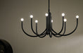 Myhouse Lighting Kichler - 52553BK - Eight Light Chandelier - Odensa - Black