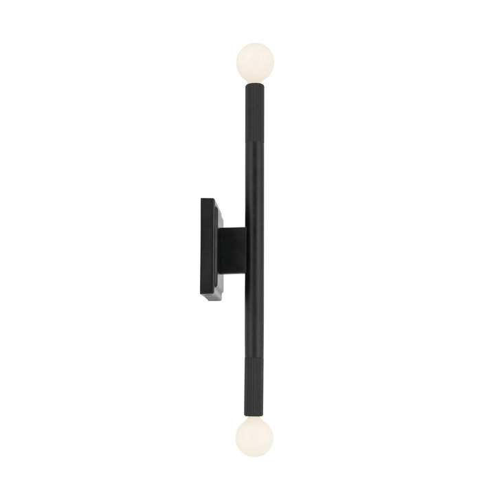 Myhouse Lighting Kichler - 52556BK - Two Light Wall Sconce - Odensa - Black