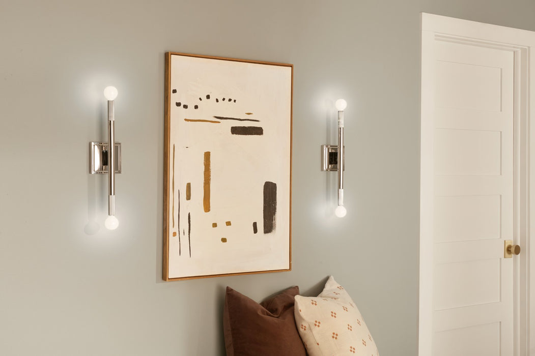 Myhouse Lighting Kichler - 52556PN - Two Light Wall Sconce - Odensa - Polished Nickel