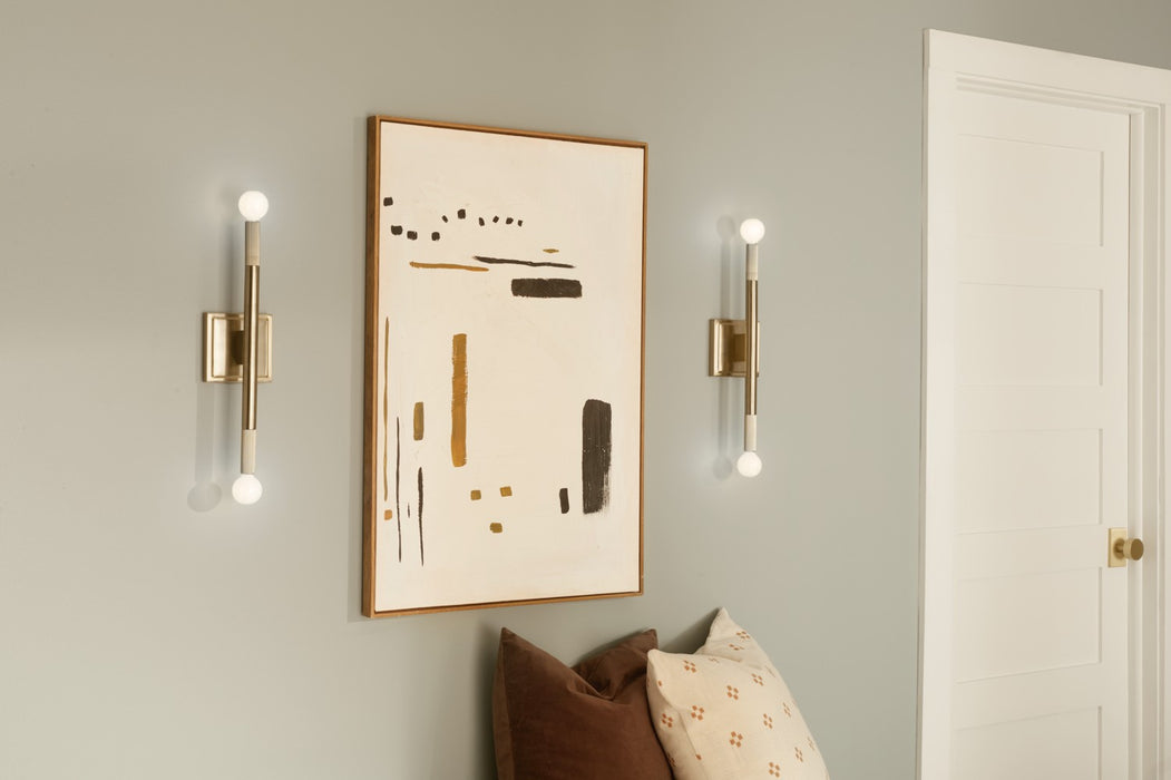 Myhouse Lighting Kichler - 52556CPZ - Two Light Wall Sconce - Odensa - Champagne Bronze