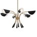 Myhouse Lighting Kichler - 52559CPZBK - Six Light Chandelier - Arcus - Champagne Bronze