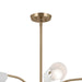 Myhouse Lighting Kichler - 52559CPZWH - Six Light Chandelier - Arcus - Champagne Bronze