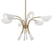 Myhouse Lighting Kichler - 52559CPZWH - Six Light Chandelier - Arcus - Champagne Bronze