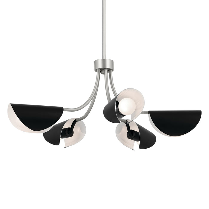 Myhouse Lighting Kichler - 52558SN - Five Light Chandelier/Semi Flush - Arcus - Satin Nickel