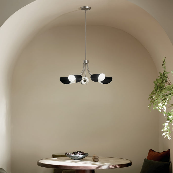 Myhouse Lighting Kichler - 52558SN - Five Light Chandelier/Semi Flush - Arcus - Satin Nickel