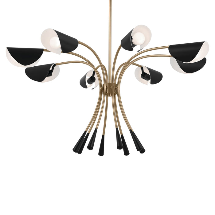 Myhouse Lighting Kichler - 52560CPZBK - Eight Light Chandelier - Arcus - Champagne Bronze