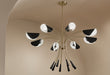 Myhouse Lighting Kichler - 52560CPZBK - Eight Light Chandelier - Arcus - Champagne Bronze