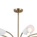 Myhouse Lighting Kichler - 52560CPZWH - Eight Light Chandelier - Arcus - Champagne Bronze