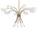 Myhouse Lighting Kichler - 52560CPZWH - Eight Light Chandelier - Arcus - Champagne Bronze