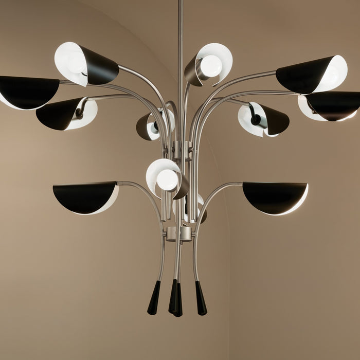 Myhouse Lighting Kichler - 52561SN - 12 Light Chandelier - Arcus - Satin Nickel