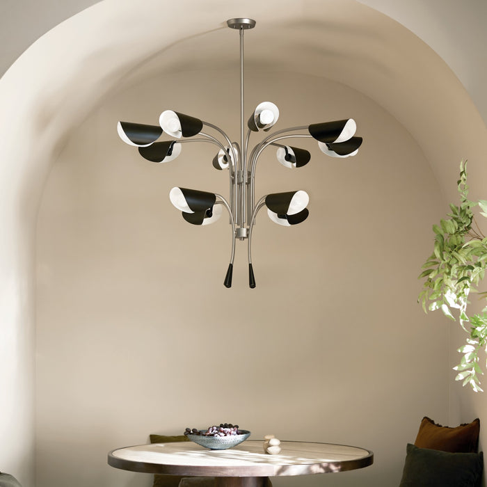 Myhouse Lighting Kichler - 52561SN - 12 Light Chandelier - Arcus - Satin Nickel