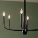 Myhouse Lighting Kichler - 52525BK - Six Light Chandelier - Deela - Black