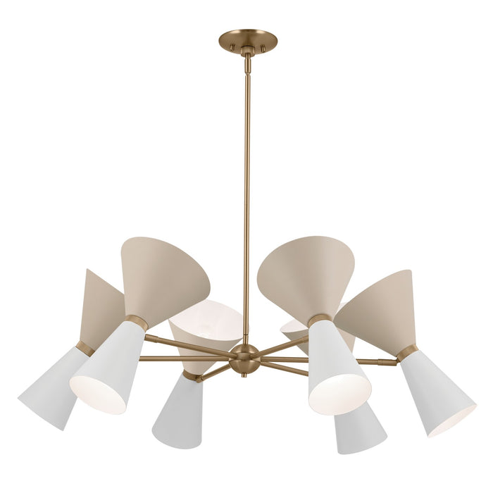 Myhouse Lighting Kichler - 52566CPZGRG - 12 Light Chandelier - Phix - Champagne Bronze