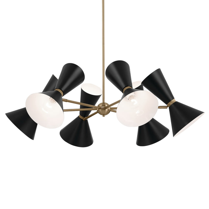 Myhouse Lighting Kichler - 52566CPZBK - 12 Light Chandelier - Phix - Champagne Bronze